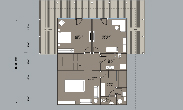 План цокольного этажа в проекте OSKO-438