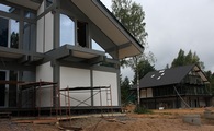 Дома в стиле фахверк можно строить на небольших земельных участках.